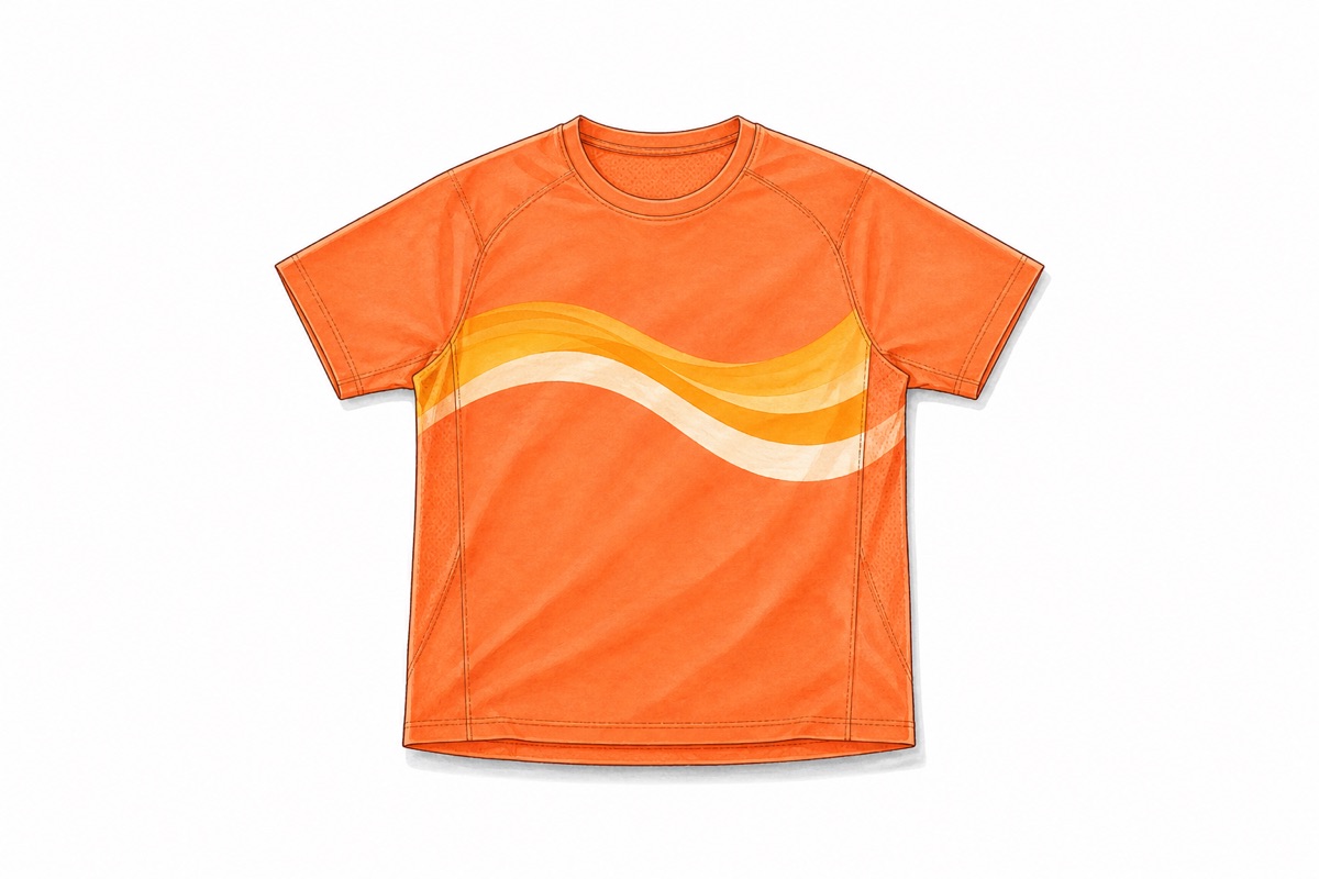 参加賞の記念Tシャツ(見本イラスト)